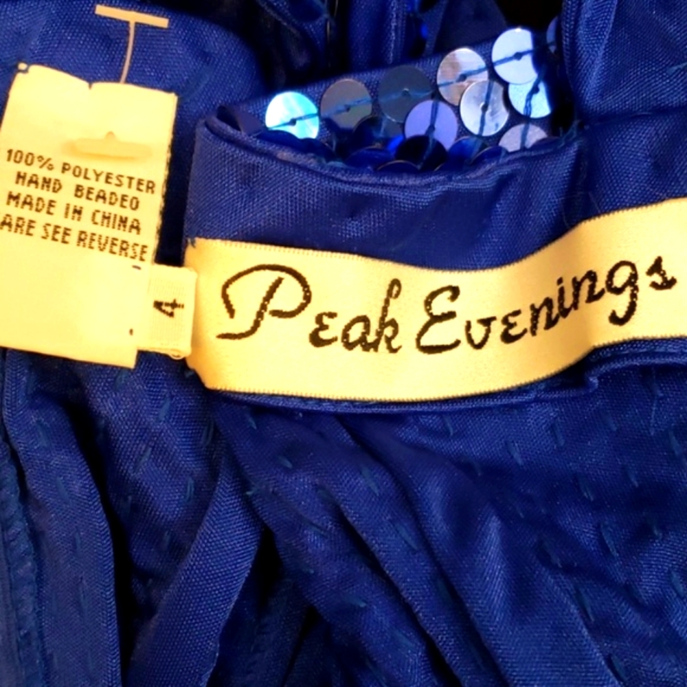 Peak Evenings Prom/Evening Sequin Dress SZ 4 - Picture 11 of 11